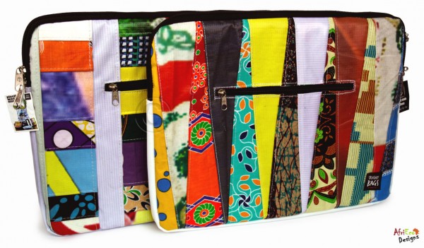 Upcycling Laptoptasche 15 Patchwork